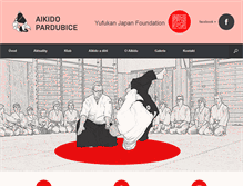 Tablet Screenshot of aikido-pardubice.cz
